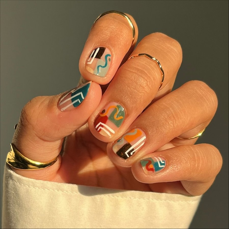 Instagram post by @nonnailartist for Beyond Polish. Caption reads: [...] collection), kindly gifted to me by....