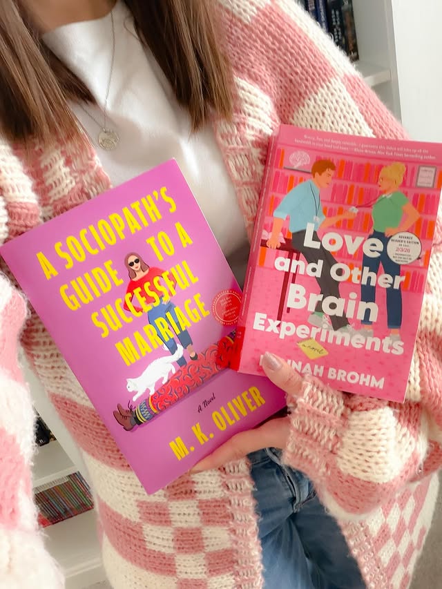 Instagram post by @novels.and.nailfies for Atria Books. Caption reads: [...] WEDNESDAY WITH ATRIA 💕 Thank you to....