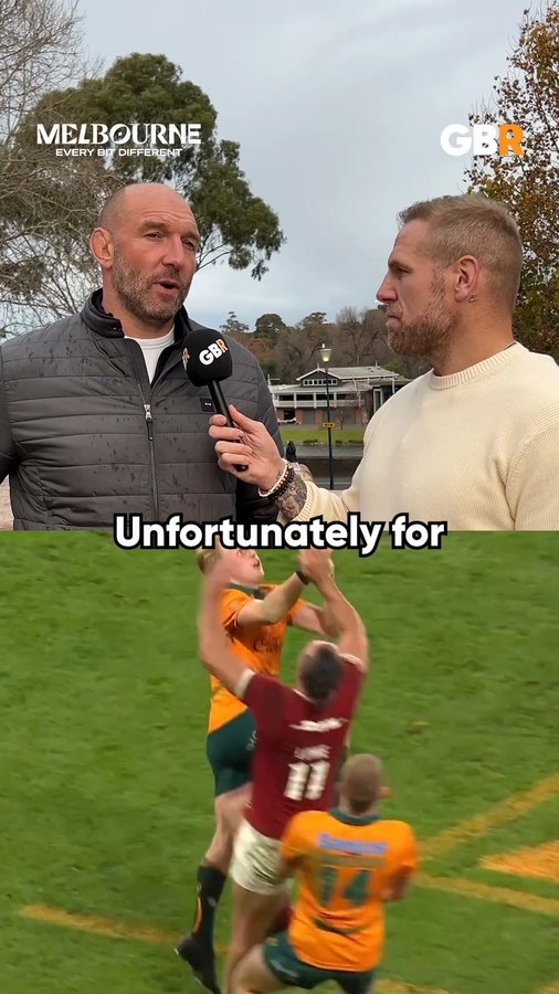 Instagram post by @benkayrugby for The Good, The Bad & The Rugby. Caption reads: Why the Wallabies MUST slow down the breakdown....