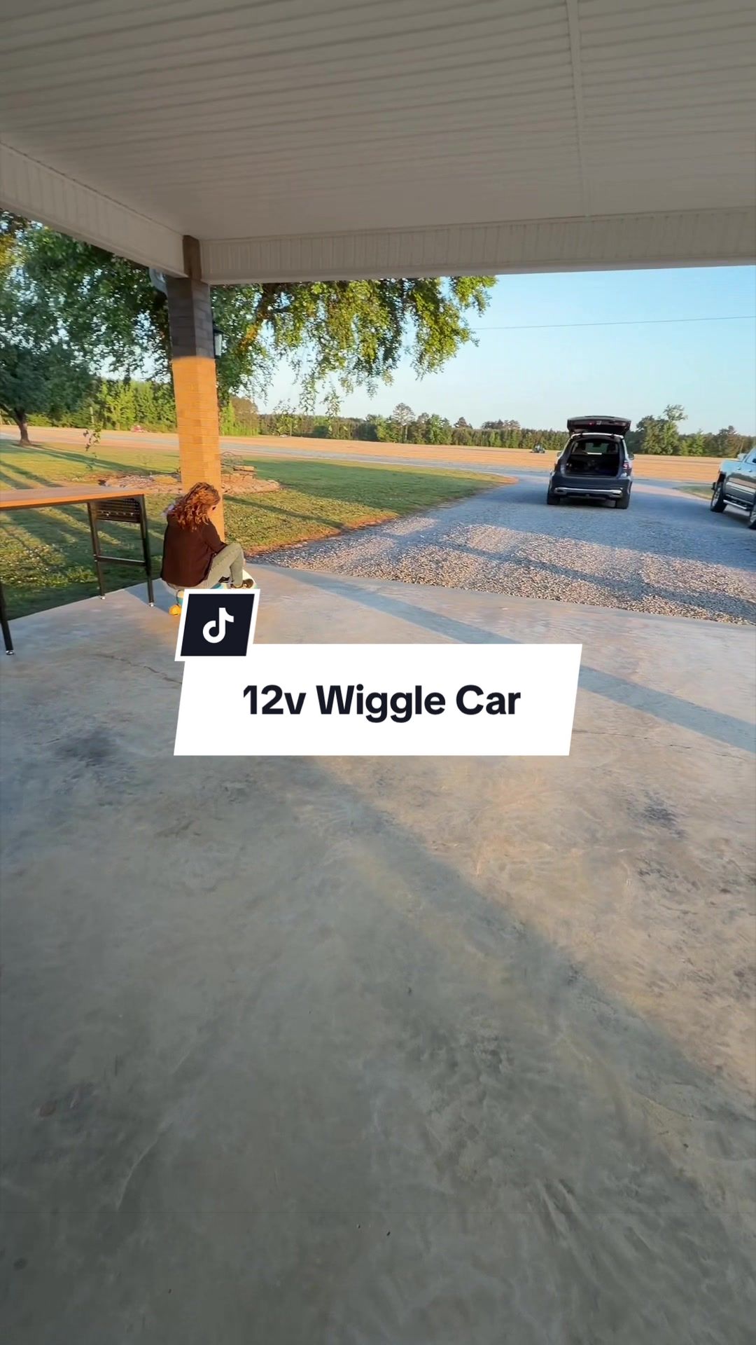 TikTok post by @little_mike_1 for FanttikRide. Caption reads: FanttikRide N7 Ultra 2-in-1 Electric Wiggle Swing....