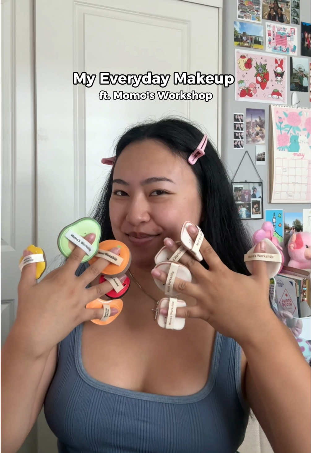 TikTok post by @ndmngz for Momo’s Workshop. Caption reads: [...] to try out the their products ;)....