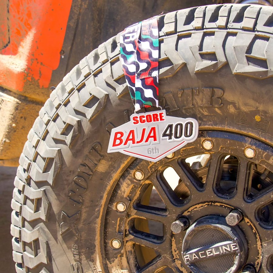 Instagram post by @xcomp_tires for Raceline Wheels. Caption reads: [...] again! @xcomp_tires paired with our....