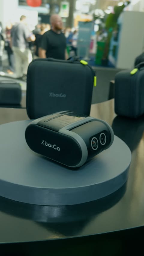 Instagram post by @lipovsek_martin for Xbotgo. Caption reads: [...] AI sports cameras for a while, and the....