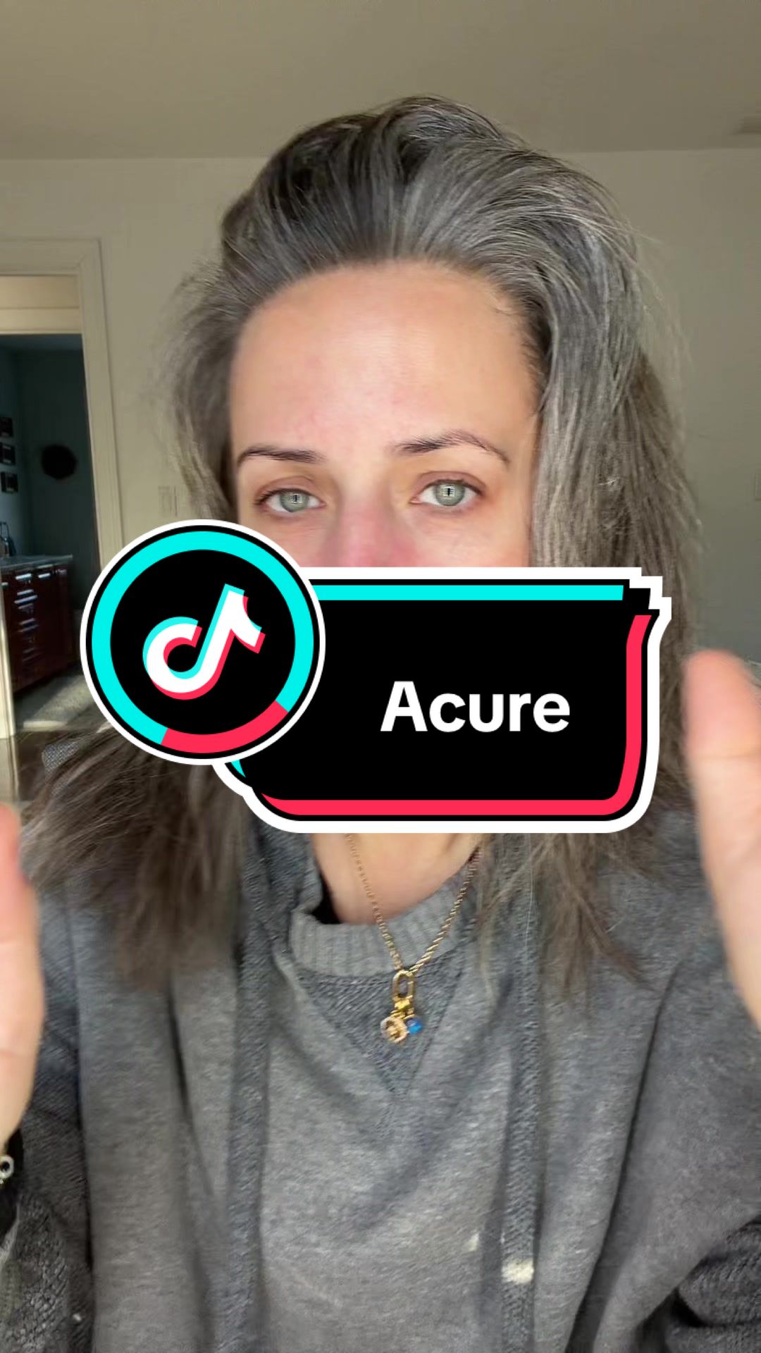 TikTok post by @kellyrosesarno for ACURE. Caption reads: [...] my bio & use KELLYROSESARNO to save! #ad....