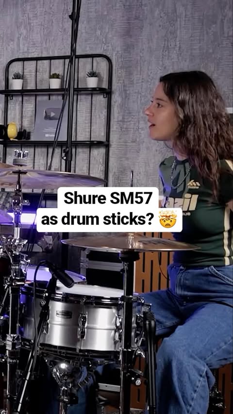 Instagram post by @thekrogmann for Shure. Caption reads: [...] Live Days and give them a pair of Shure....