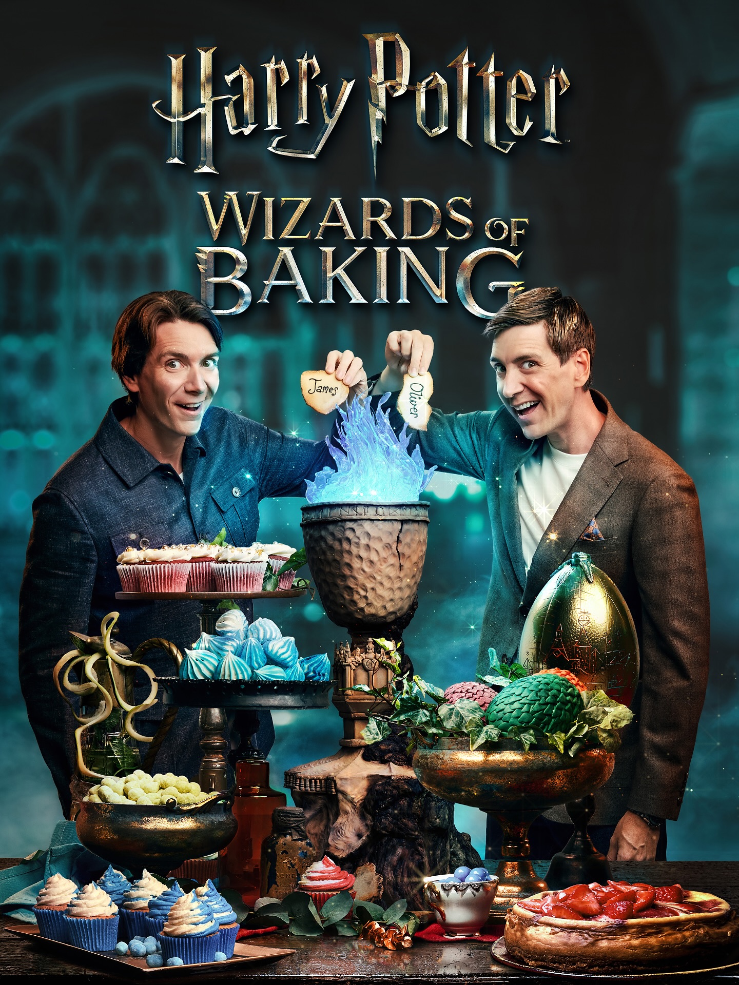 Instagram post by @jamesphelps_pictures for Harry Potter. Caption reads: 🚨Harry Potter: #WizardsOfBaking Chapter 2....