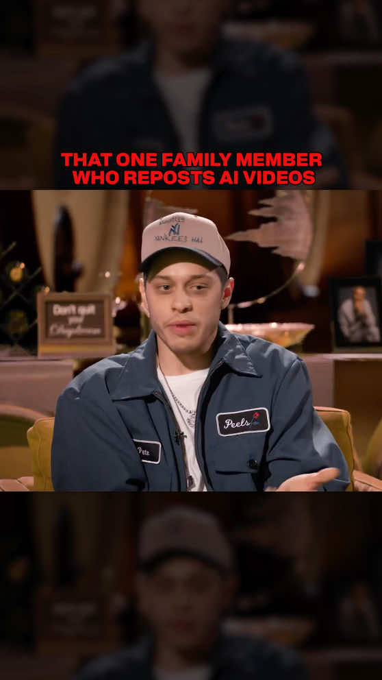 TikTok post by @therealhartbeat for Peacock TV. Caption reads: Every family got that one relative. 😭 📺: Watch....