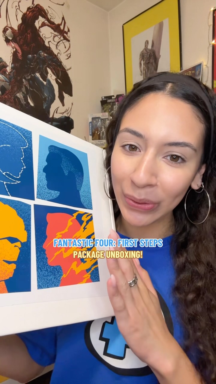 Instagram post by @lindssoapbox for Marvel Studios. Caption reads: thank you so much @marvelstudios for sending me....