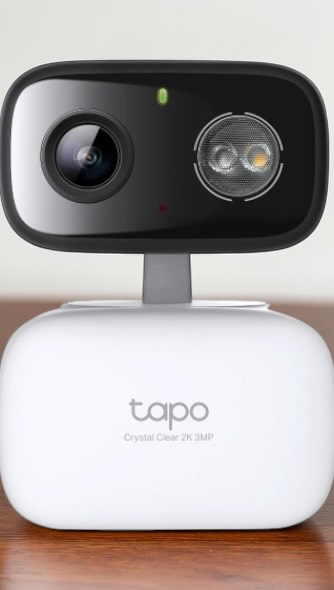 Instagram post by @s.roohihaider for TP-Link. Caption reads: Tapo C206 #tapo #tplink #smarthome #securitycamera.