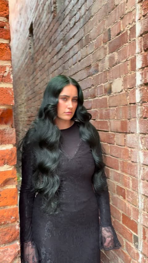 Instagram post by @jess_snellx for Lunar Tides Hair Colors. Caption reads: Hair colour: use code SHEGO @lunartideshair in....
