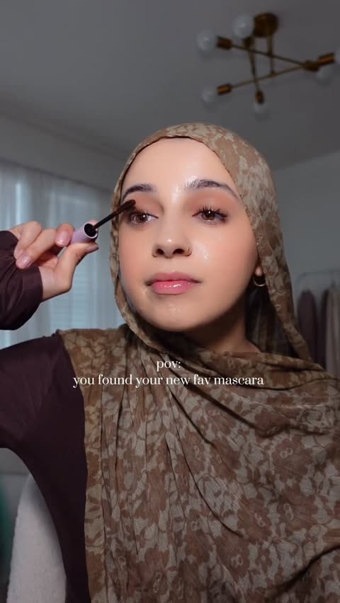 Instagram post by @bushra.kha.n for Tower 28 Beauty. Caption reads: this @tower28beauty make waves mascara >>>....