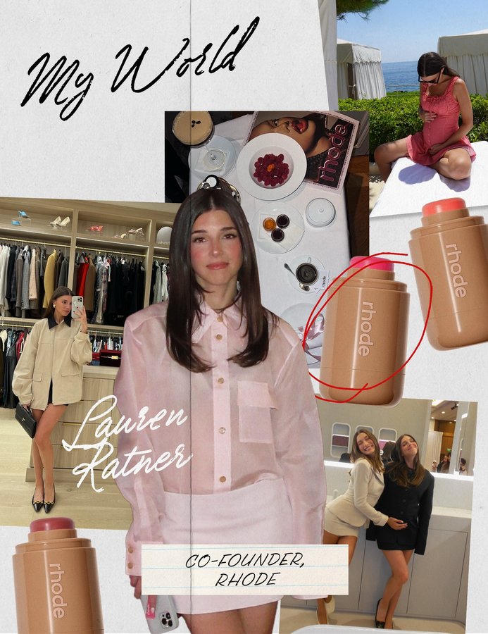 Instagram post by @laurenratner for Who What Wear. Caption reads: Call her the “marketing It girl.” @laurenratner is....