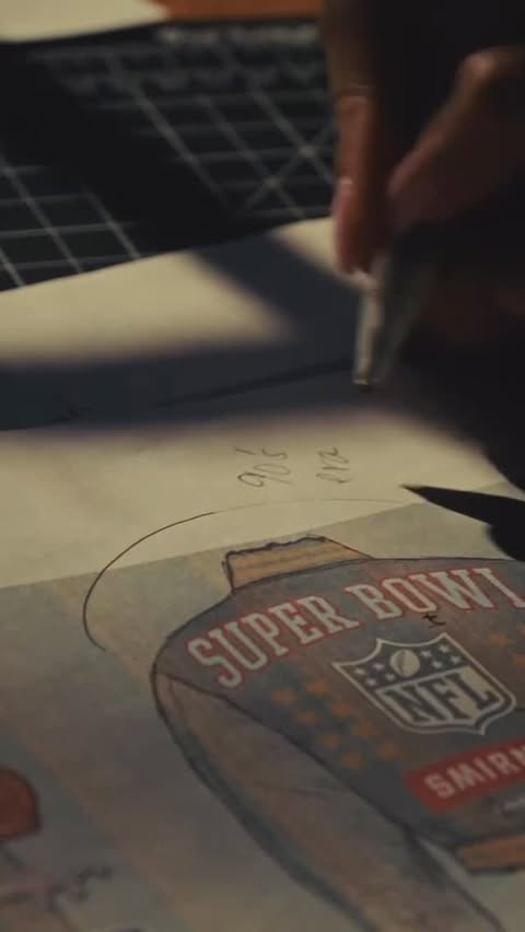 Instagram post by @vernondavis85 for Smirnoff. Caption reads: Final drop is here 🔥 @smirnoffUSA 🤝 designer....