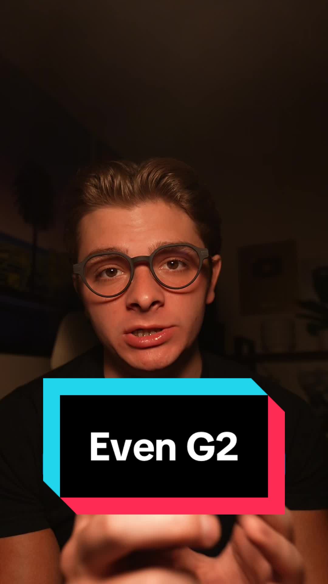 TikTok post by @h1t1 for Even Realities. Caption reads: [...] and they still look SO NORMAL 😭....