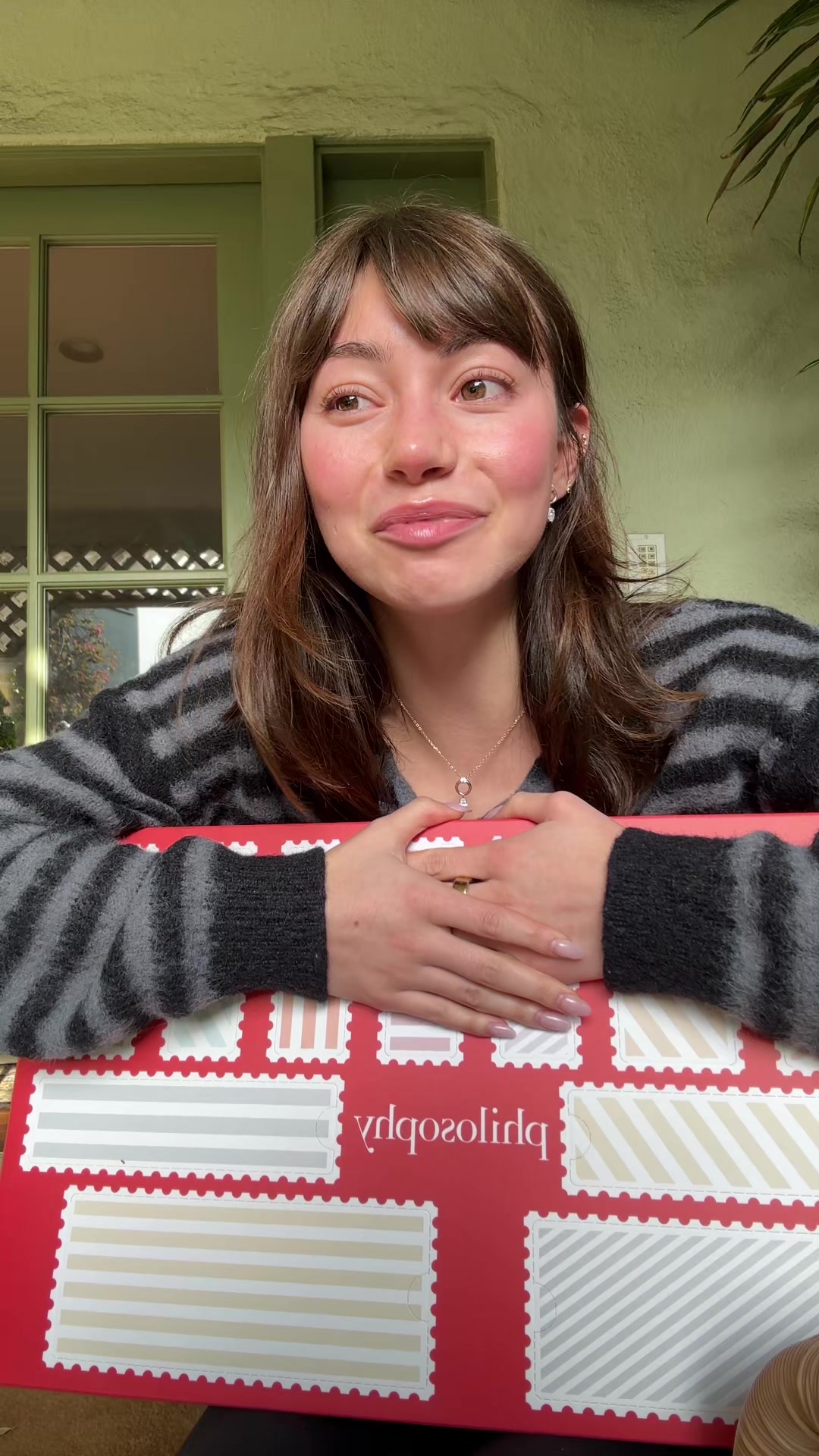 TikTok post by @lauren.donzis for philosophy. Caption reads: First ever advent calender was a success THANK U....