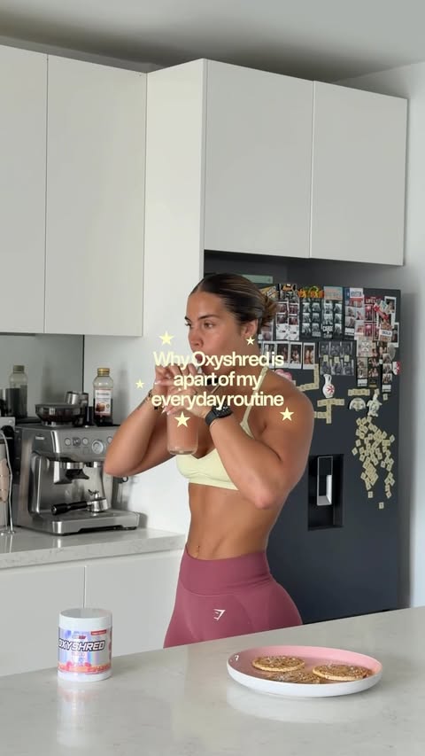 Instagram post by @kelsiefaithhthomas for EHPlabs. Caption reads: The why @oxyshred is my non-negotiable ⚡️ Energy,....