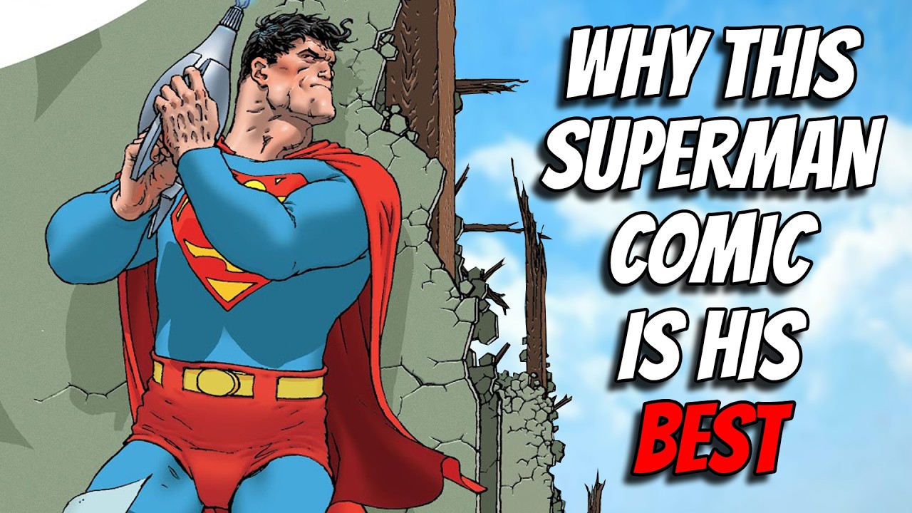 YouTube post by @ComicTropes for Kickstarter. Caption reads: Why is THIS the BEST Superman Comic?.
