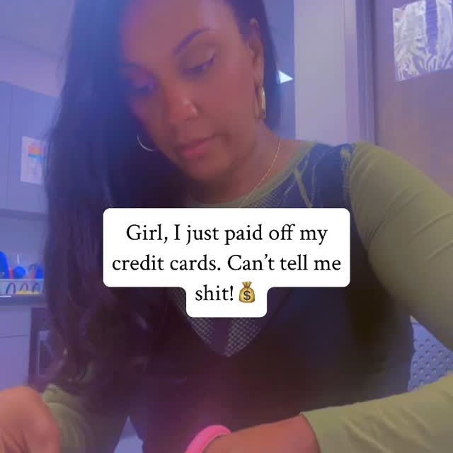 Instagram post by @thefitfinfemmecollective for Fidelity Investments. Caption reads: [...] Now that the debt is gone?....