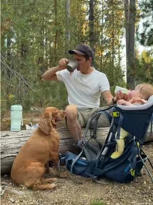 TikTok post by @johnny.belode for Papablic. Caption reads: [...] baby a little easier for Dad. With....