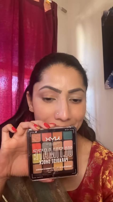 Instagram post by @jassaman_makeup for JESSUP. Caption reads: [...] kajal from @Maybelline NY brushes from....