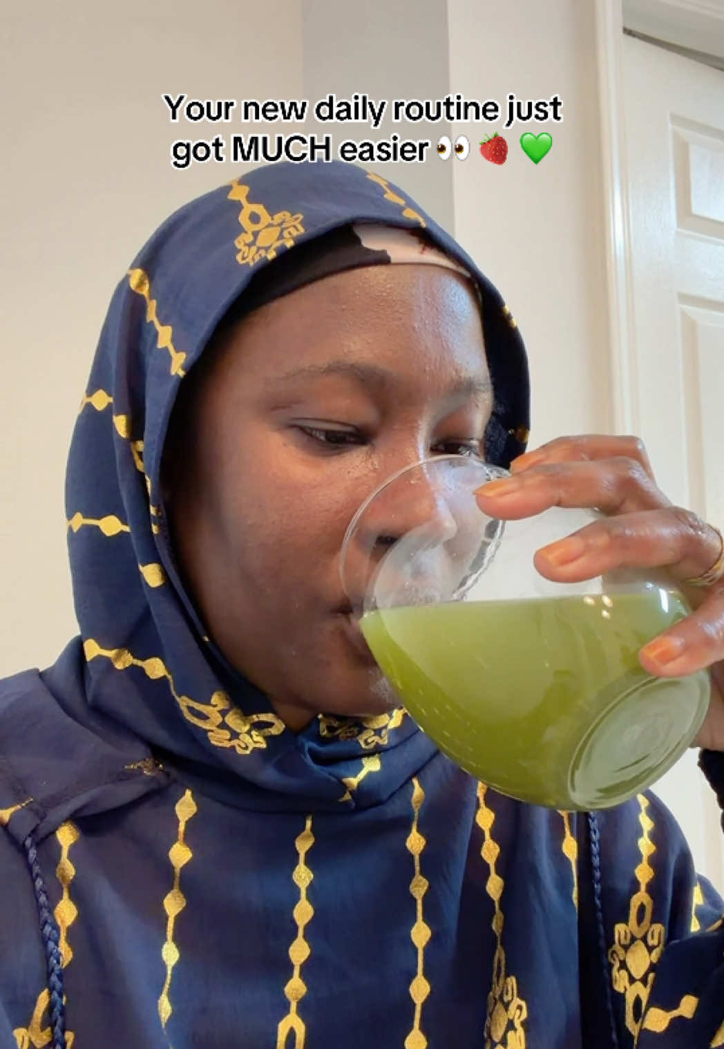 TikTok post by @idaadamz1 for Leefar US. Caption reads: #Leefarus @Leefar US #supergreens #healthyhabits....