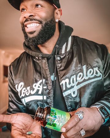 Instagram post by @andyldooley for Natural Factors. Caption reads: [...] of my daily routine. I love these....