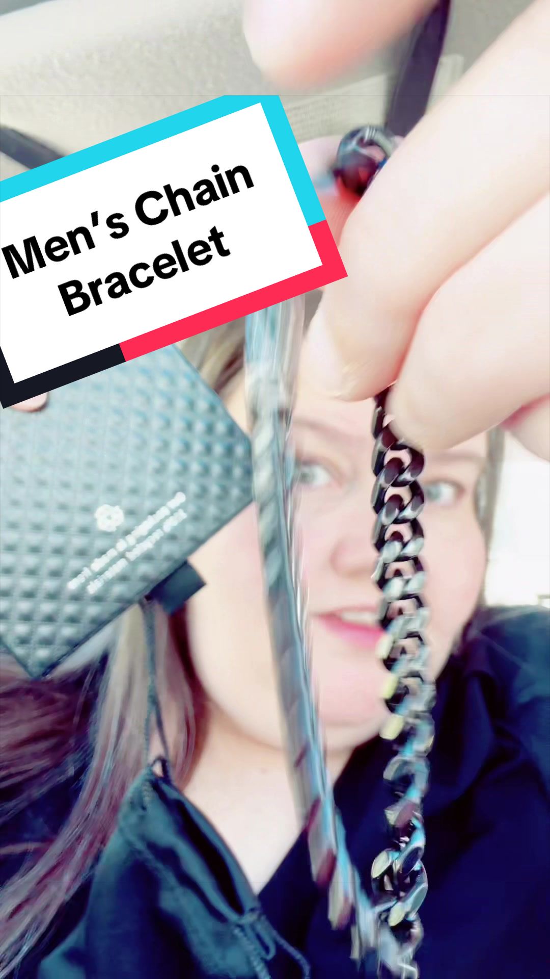TikTok post by @lifeofrheana for PROSTEEL. Caption reads: [...] #giftsforhim #mensbracelets #dadgifts....