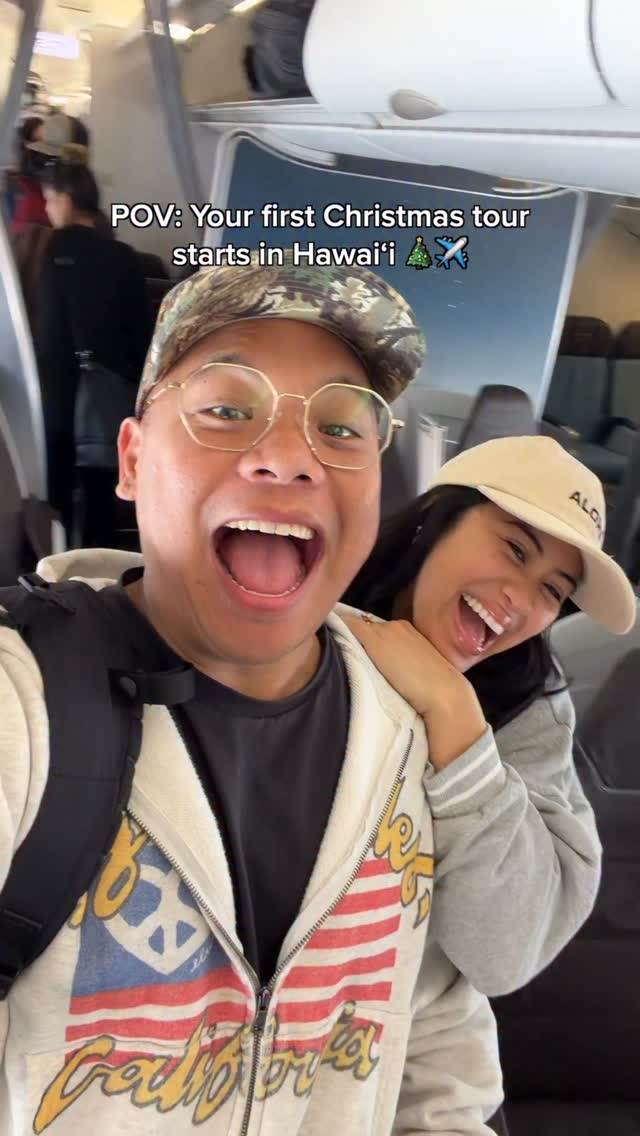Instagram post by @ajrafael for Hawaiian Airlines. Caption reads: [...] was truly a blast!!! Grateful to....