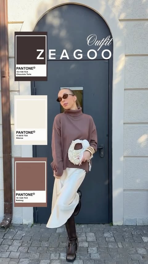 Instagram post by @ugcwithmmariam for Zeagoo. Caption reads: From rich autumn tones to every little detail —....