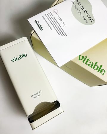 Instagram post by @clarity_ry for Vitable. Caption reads: I never knew that vitamins took time before we can....