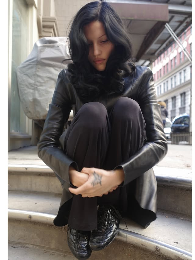 Instagram post by @gabbriette for Balenciaga. Caption reads: #BalenciagaCitySneaker soooo cute @balenciaga 🖤.