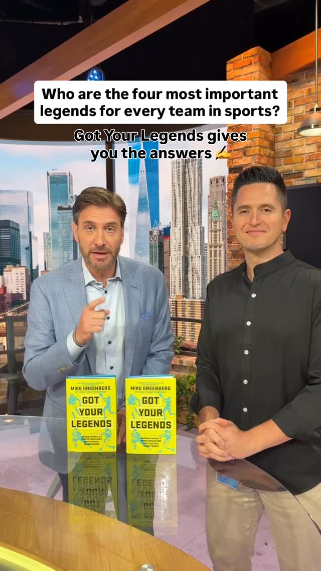 Instagram post by @espngreeny for Disney Publishing Worldwide. Caption reads: @espngreeny and @paulhembo’s new book, Got Your....