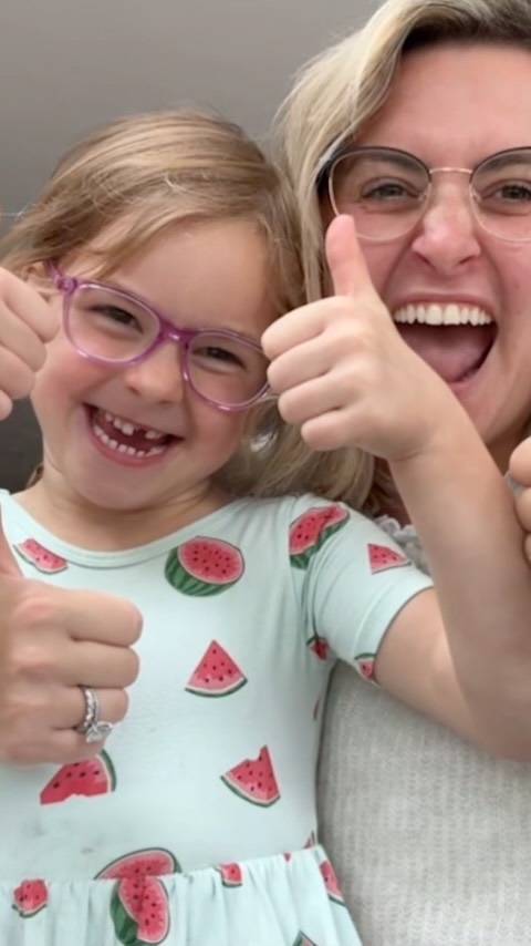Instagram post by @mummysflippinhouse for Specsavers. Caption reads: Ad | Sophie is starting school so we wanted to....