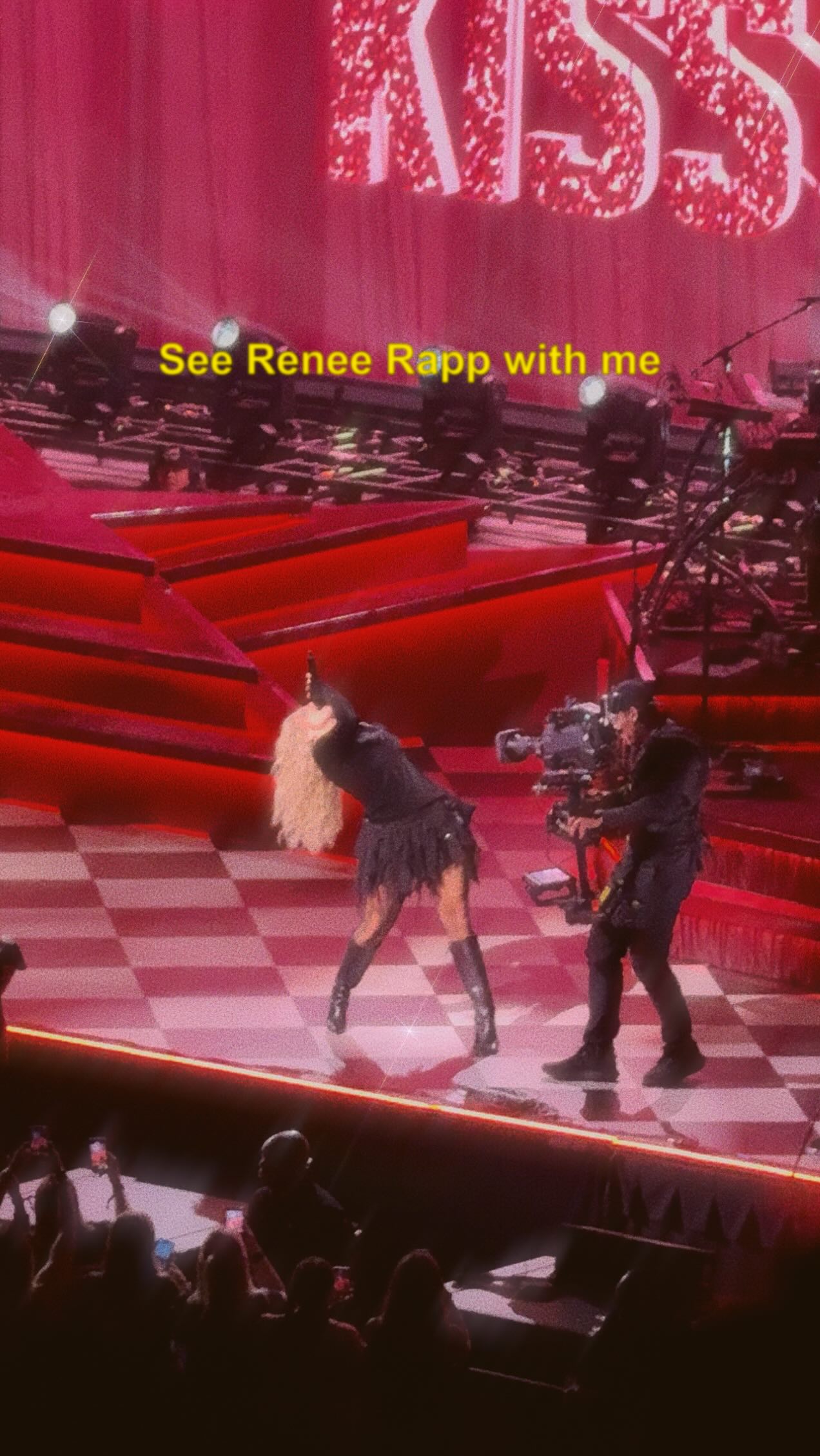 Instagram post by @thedylanjader for Viviscal. Caption reads: Renee Rapp with @viviscal ✨ finally hearing In The....