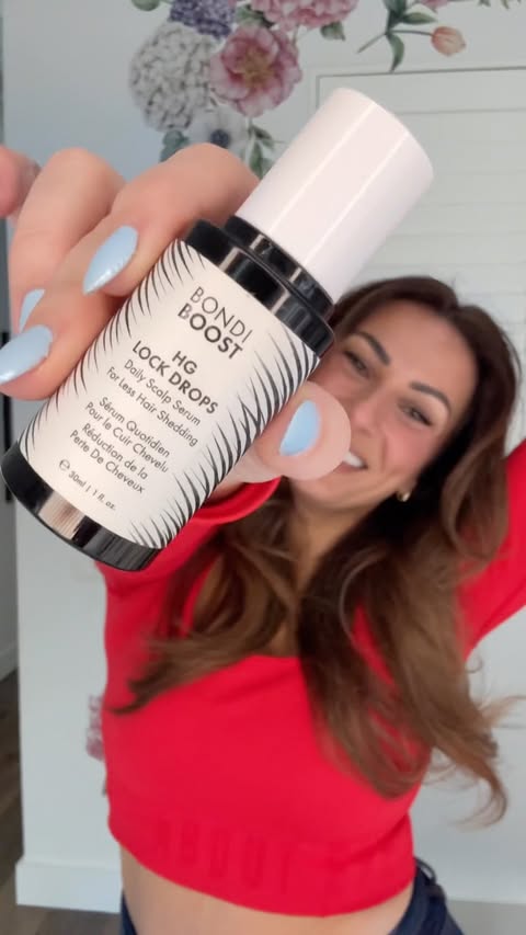 Instagram post by @thesubtlemummy for BondiBoost. Caption reads: [...] days with me for less shedding with....