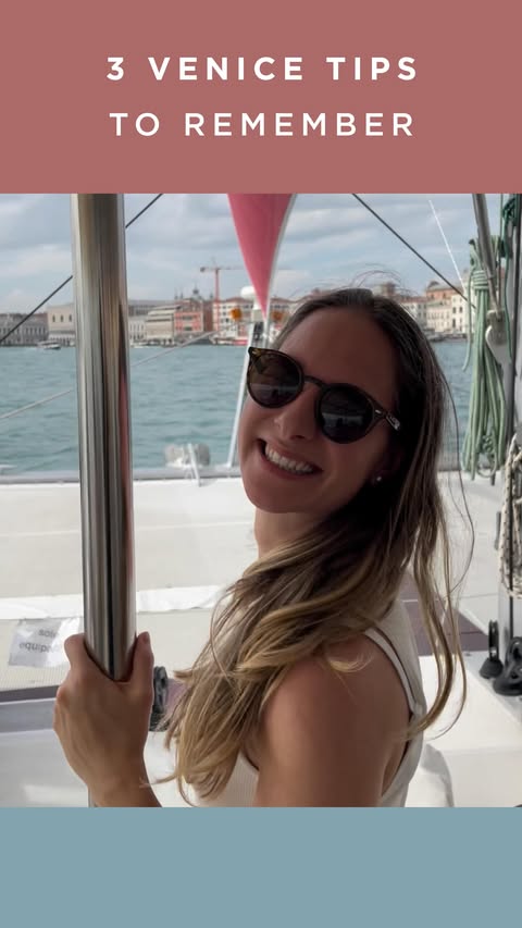 Instagram post by @venicetraveltips for SafetyWing. Caption reads: Think you’re prepared for Venice? Most travellers....