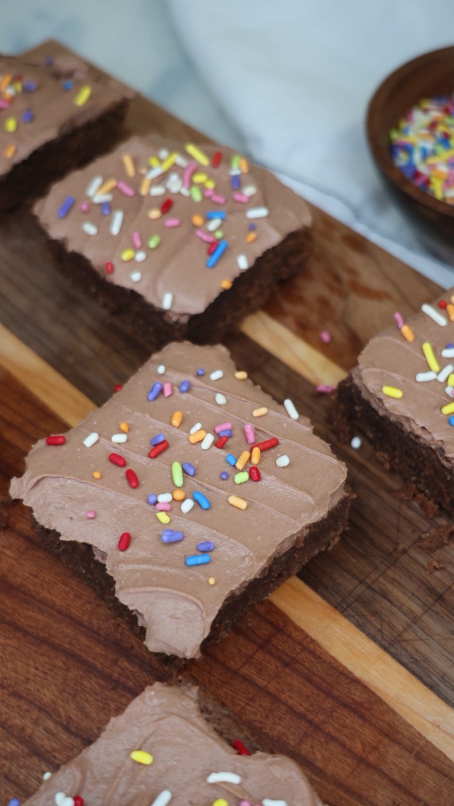 Instagram post by @cookingkatielady for Truvani. Caption reads: Almond Flour Chocolate Sugar Cookie Bars 🍪....