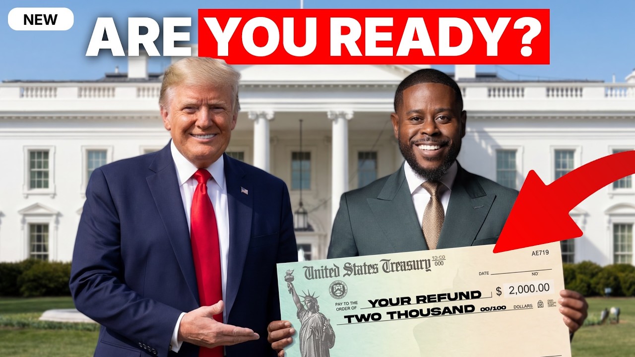 YouTube post by @anthonyoneal for Moomoo. Caption reads: Trump’s $2,000 Refund Promise: The Truth ALL....