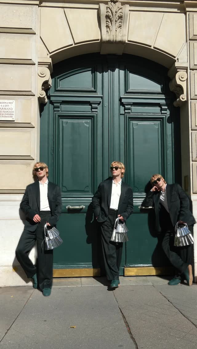 Instagram post by @arthurgarros for Make Up For Ever. Caption reads: GRWM on the way to the @Lacoste show where I’m....