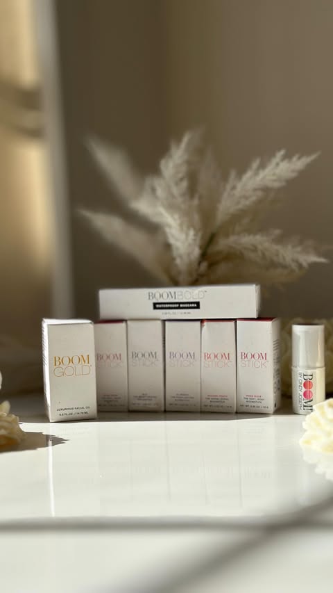 Instagram post by @conneroruc for Boom Beauty. Caption reads: [...] liked their pigments. Thank you....