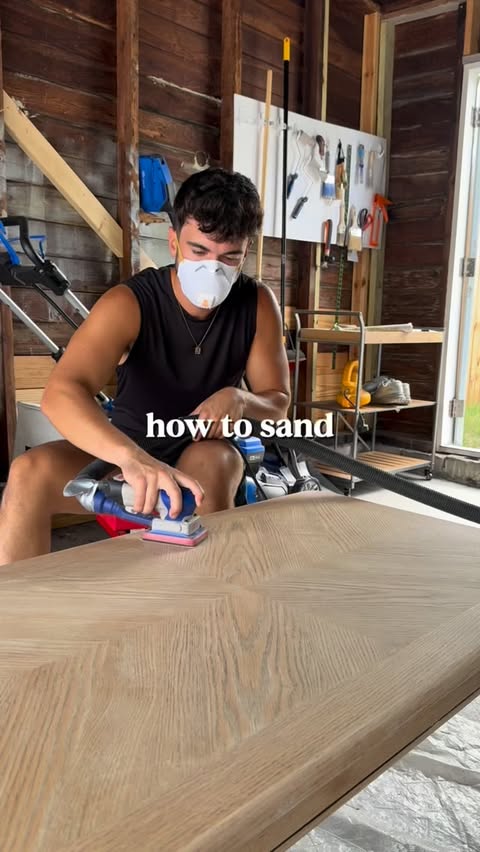 Instagram post by @thefliphut for SurfPrep sanding. Caption reads: Sanding might not be the most glamorous part of....