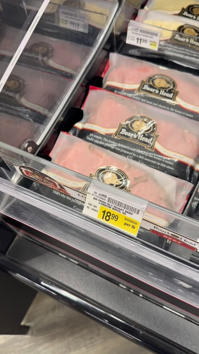 Instagram post by @meatdad1 for Safeway. Caption reads: At Safeway, I found two different price tags on....