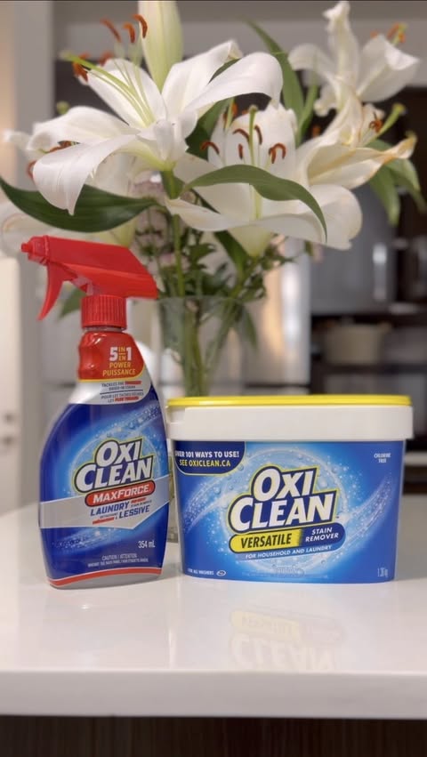 Instagram post by @yuvika.rooprai for OxiClean. Caption reads: [...] when stains ruin my outfit. But OxiClean....