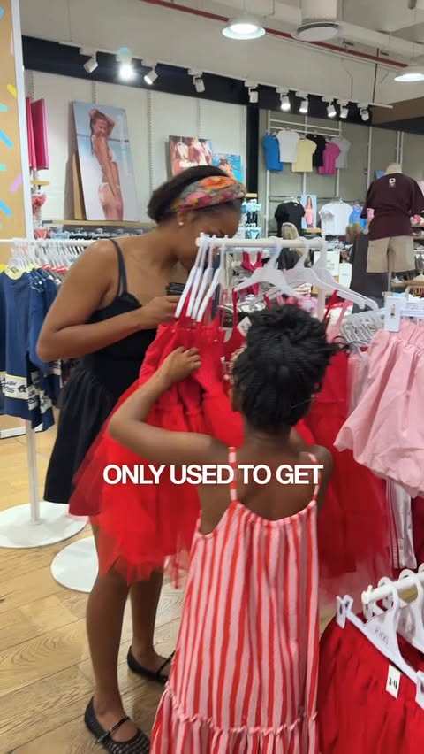 Instagram post by @mpoomy_ledwaba for Cotton On. Caption reads: It’s Christmas time!!!!!! And all the kids hear is....