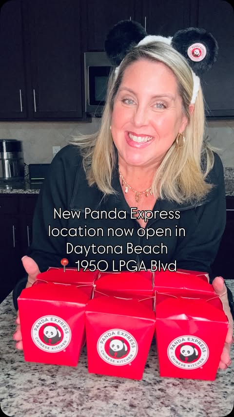 Instagram post by @couplefoodies386 for Panda Express. Caption reads: [...] so excited to partner with....