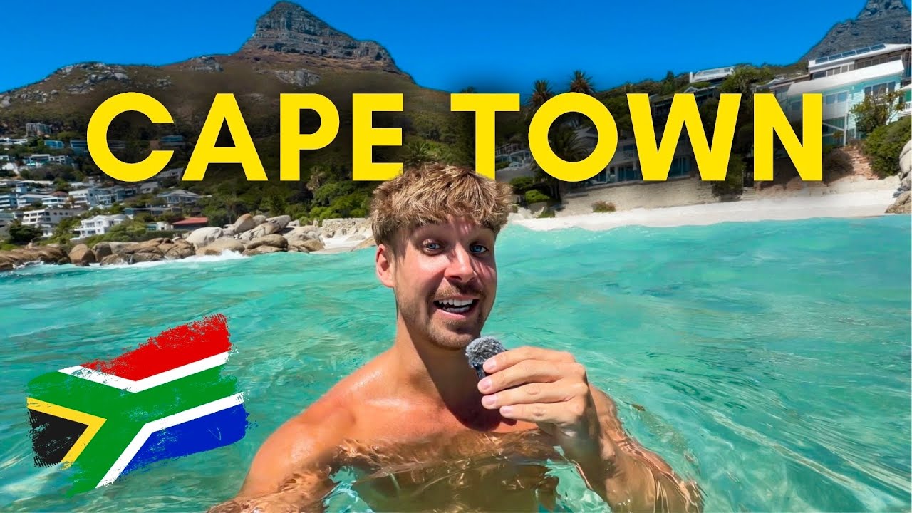 YouTube post by @JooseTheNomad for SafetyWing. Caption reads: CAPE TOWN First Impressions in 2026 - Safe Enough?.