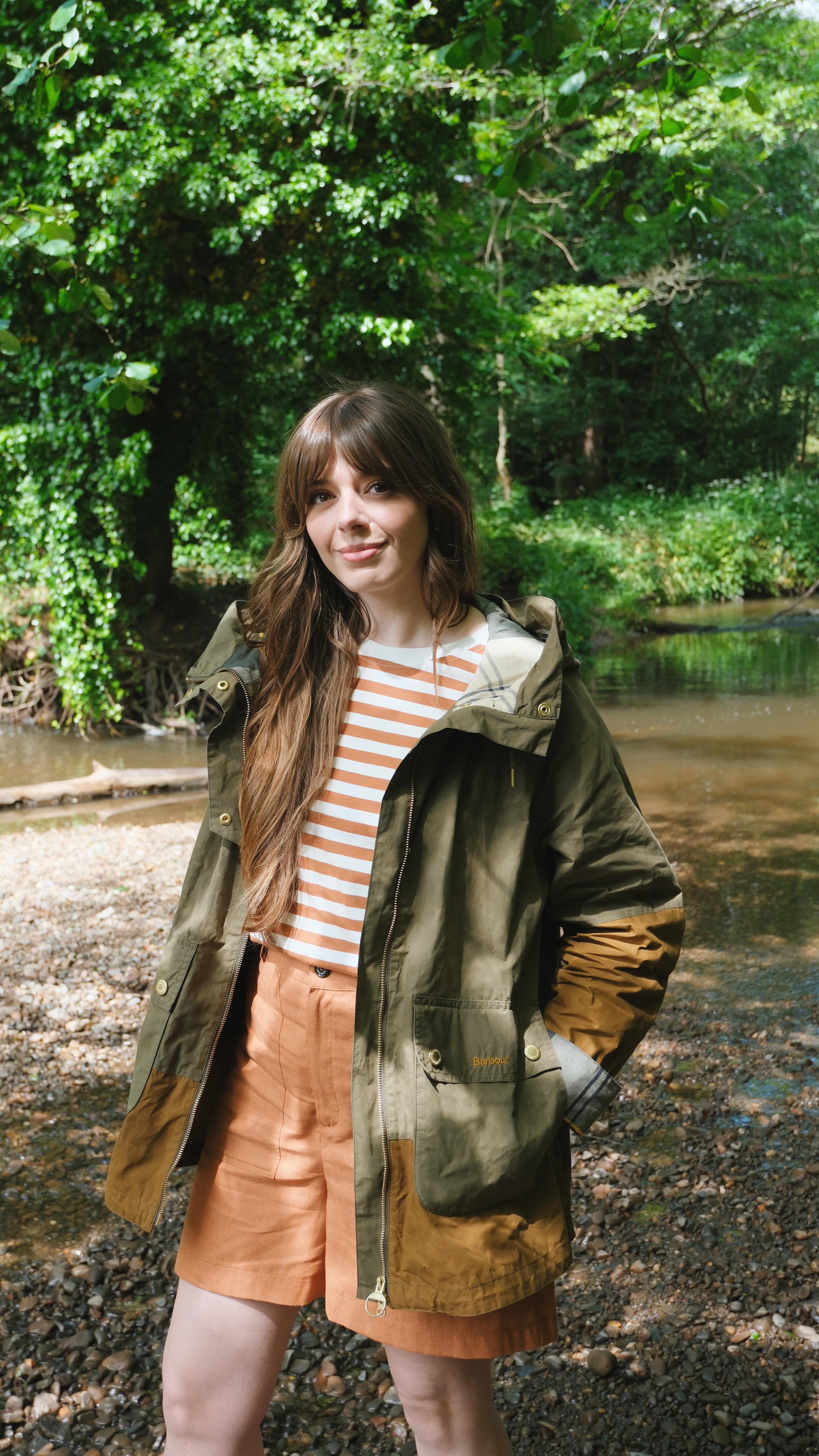 Instagram post by @sophia_rosemary for Barbour. Caption reads: Ad Forever my go to label for both British....