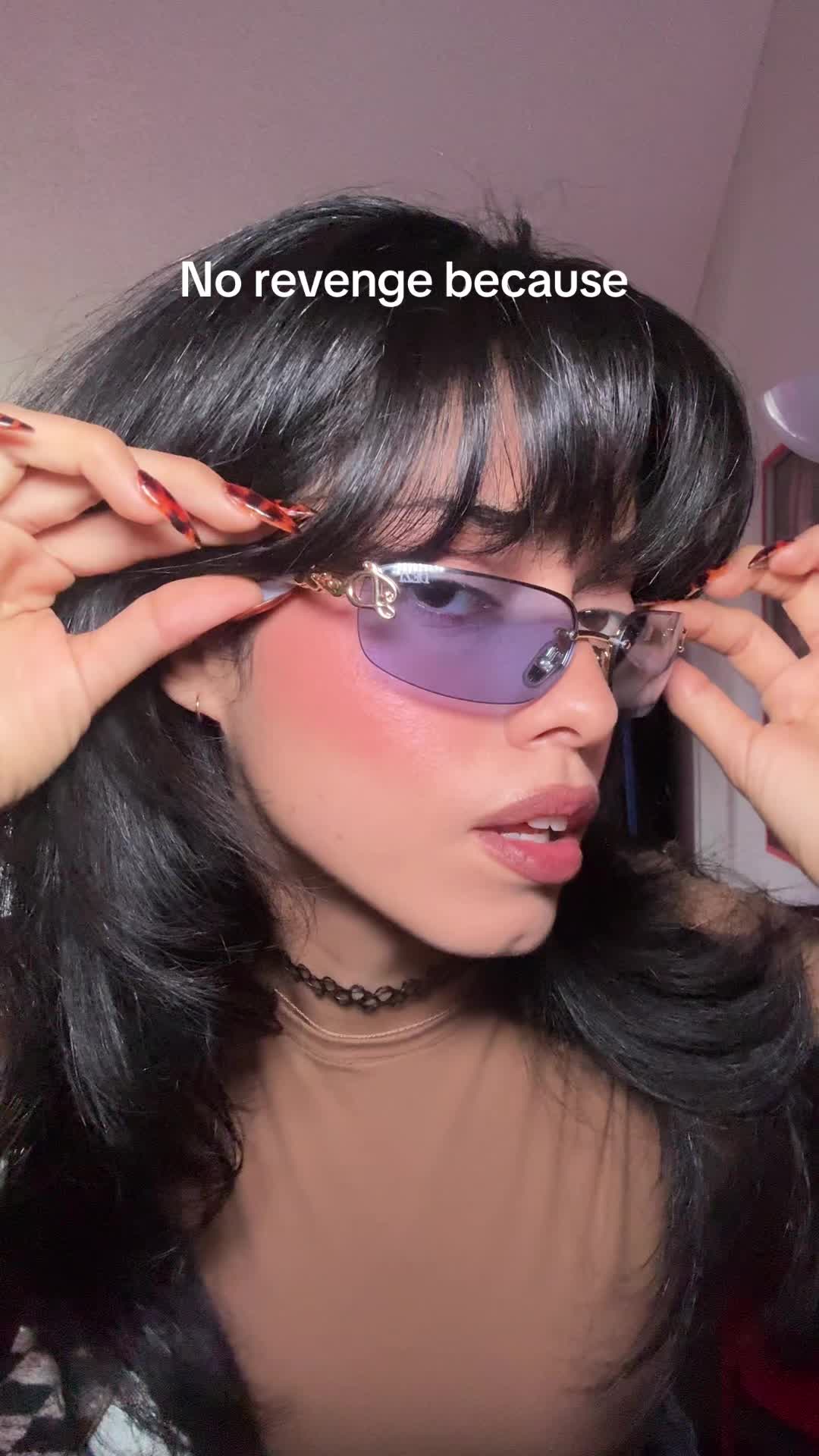TikTok post by @yadeemarquez1 for DEZI. Caption reads: And that’s on Periodt!!!! Sunglasses @DEZI EYEWEAR.
