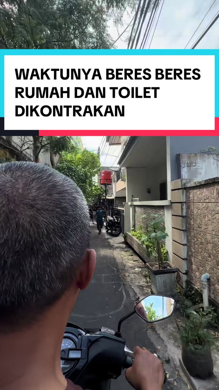 TikTok post by @juniaaanti for MYIWE. Caption reads: [...] udah penuh di rambut bokap untung ada @MYIWE....