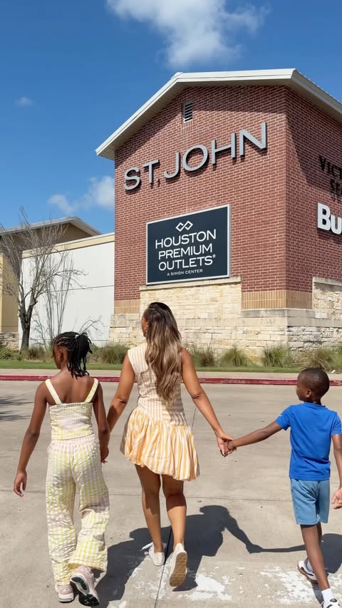 Instagram post by @team_terra for Premium Outlets. Caption reads: Back-to-school shopping, but make it a dealmaxxing....